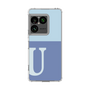 スリムプロテクションケース［ オリジナル - initial two tone - U blue ］
