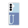 スリムプロテクションケース［ オリジナル - initial two tone - U blue ］