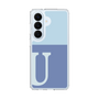 スリムプロテクションケース［ オリジナル - initial two tone - U blue ］