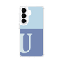 スリムプロテクションケース［ オリジナル - initial two tone - U blue ］