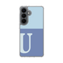スリムプロテクションケース［ オリジナル - initial two tone - U blue ］