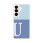 スリムプロテクションケース［ オリジナル - initial two tone - U blue ］