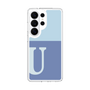 スリムプロテクションケース［ オリジナル - initial two tone - U blue ］