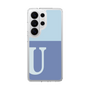スリムプロテクションケース［ オリジナル - initial two tone - U blue ］