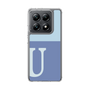 スリムプロテクションケース［ オリジナル - initial two tone - U blue ］