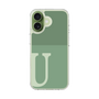 スリムプロテクションケース［ オリジナル - initial two tone - U green ］