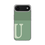 スリムプロテクションケース［ オリジナル - initial two tone - U green ］