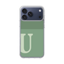 スリムプロテクションケース［ オリジナル - initial two tone - U green ］