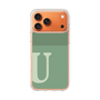 スリムプロテクションケース［ オリジナル - initial two tone - U green ］
