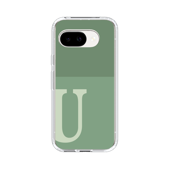 スリムプロテクションケース［ オリジナル - initial two tone - U green ］