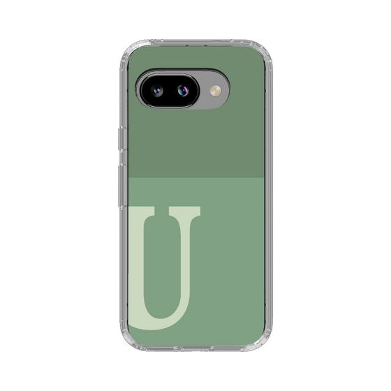 スリムプロテクションケース［ オリジナル - initial two tone - U green ］