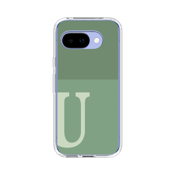 スリムプロテクションケース［ オリジナル - initial two tone - U green ］