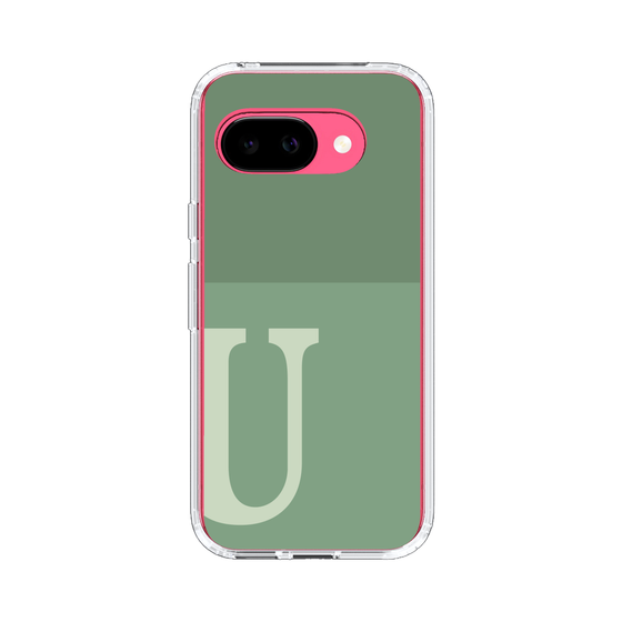 スリムプロテクションケース［ オリジナル - initial two tone - U green ］