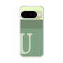 スリムプロテクションケース［ オリジナル - initial two tone - U green ］