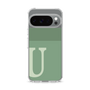 スリムプロテクションケース［ オリジナル - initial two tone - U green ］