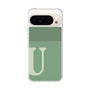 スリムプロテクションケース［ オリジナル - initial two tone - U green ］