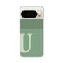 スリムプロテクションケース［ オリジナル - initial two tone - U green ］