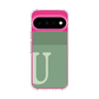 スリムプロテクションケース［ オリジナル - initial two tone - U green ］
