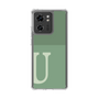 スリムプロテクションケース［ オリジナル - initial two tone - U green ］