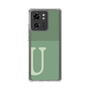 スリムプロテクションケース［ オリジナル - initial two tone - U green ］