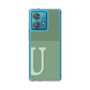 スリムプロテクションケース［ オリジナル - initial two tone - U green ］