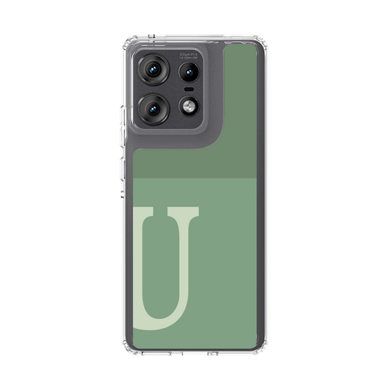 スリムプロテクションケース［ オリジナル - initial two tone - U green ］