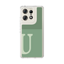 スリムプロテクションケース［ オリジナル - initial two tone - U green ］