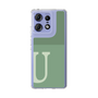 スリムプロテクションケース［ オリジナル - initial two tone - U green ］
