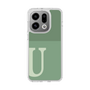 スリムプロテクションケース［ オリジナル - initial two tone - U green ］