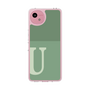 スリムプロテクションケース［ オリジナル - initial two tone - U green ］
