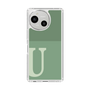 スリムプロテクションケース［ オリジナル - initial two tone - U green ］