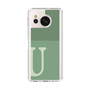 スリムプロテクションケース［ オリジナル - initial two tone - U green ］