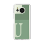 スリムプロテクションケース［ オリジナル - initial two tone - U green ］