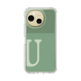 スリムプロテクションケース［ オリジナル - initial two tone - U green ］