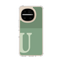 スリムプロテクションケース［ オリジナル - initial two tone - U green ］