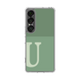 スリムプロテクションケース［ オリジナル - initial two tone - U green ］