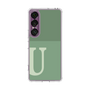 スリムプロテクションケース［ オリジナル - initial two tone - U green ］