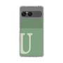 スリムプロテクションケース［ オリジナル - initial two tone - U green ］