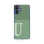 スリムプロテクションケース［ オリジナル - initial two tone - U green ］