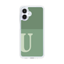 スリムプロテクションケース［ オリジナル - initial two tone - U green ］