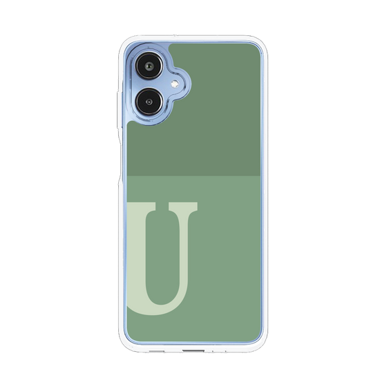 スリムプロテクションケース［ オリジナル - initial two tone - U green ］