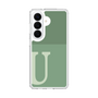 スリムプロテクションケース［ オリジナル - initial two tone - U green ］