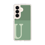 スリムプロテクションケース［ オリジナル - initial two tone - U green ］
