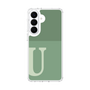 スリムプロテクションケース［ オリジナル - initial two tone - U green ］