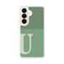 スリムプロテクションケース［ オリジナル - initial two tone - U green ］
