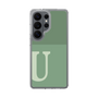 スリムプロテクションケース［ オリジナル - initial two tone - U green ］