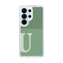スリムプロテクションケース［ オリジナル - initial two tone - U green ］