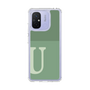 スリムプロテクションケース［ オリジナル - initial two tone - U green ］