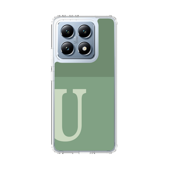 スリムプロテクションケース［ オリジナル - initial two tone - U green ］
