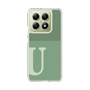 スリムプロテクションケース［ オリジナル - initial two tone - U green ］